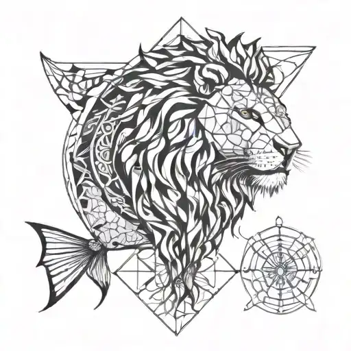 Fish And Lion