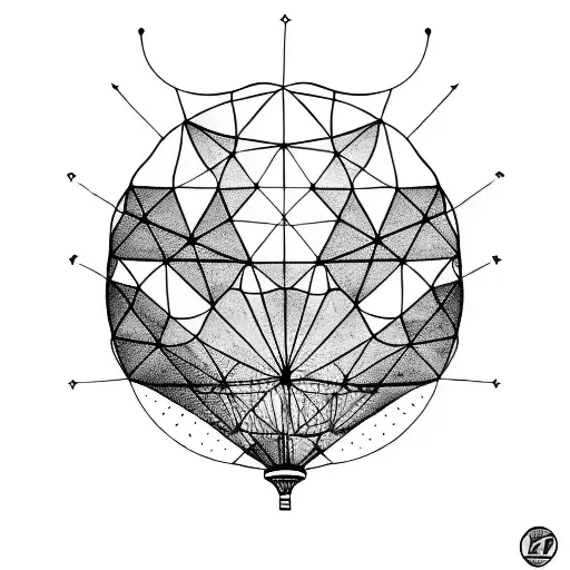 Abstract Hotair Balloon