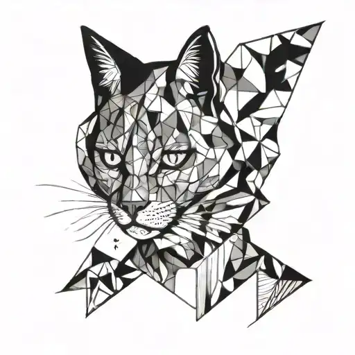 Sexy Girl With Cat Head