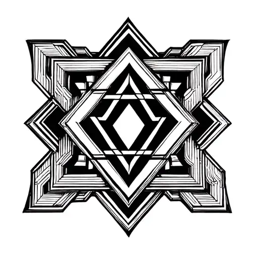 Star Of David And Cross