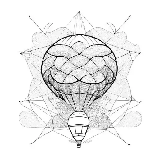 An Abstract Geometric Hot Airballoon