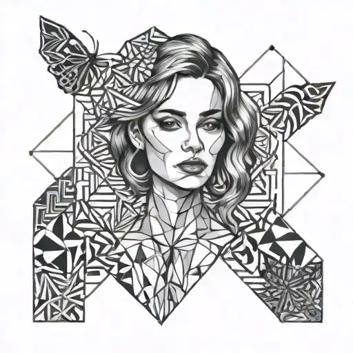 Portrait Of A Girl With A Fuck