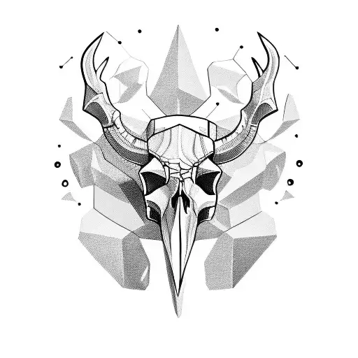 Ox Skull Using Rebreather