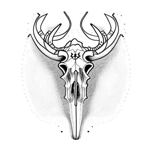 Ox Skull Using Scuba Mask