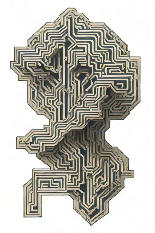 Egyptian Maze Half Sleeve