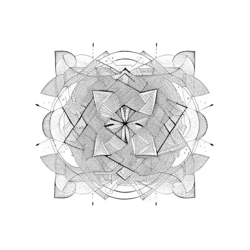 Abstract Vertical Garden