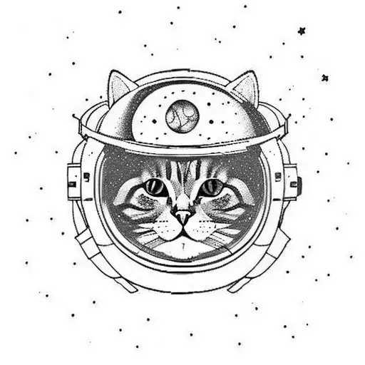 Cat In Space Helmet
