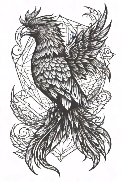 Phoenix Flying Bird