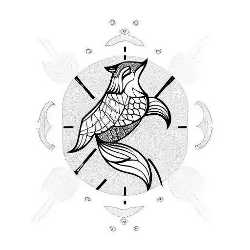 Fox Leaping Lotus Robin Forearm