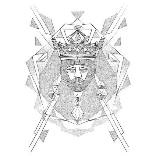 An Diamond With A Crown Surrounded By A Laurel Wreath