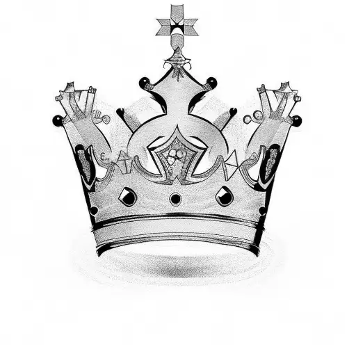 Crown With Name Ginger Embossed