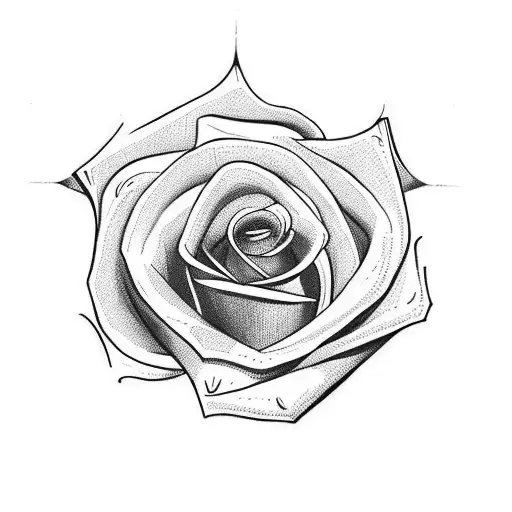 An Elongated Dagger That Ends In The Shape Of A Rose