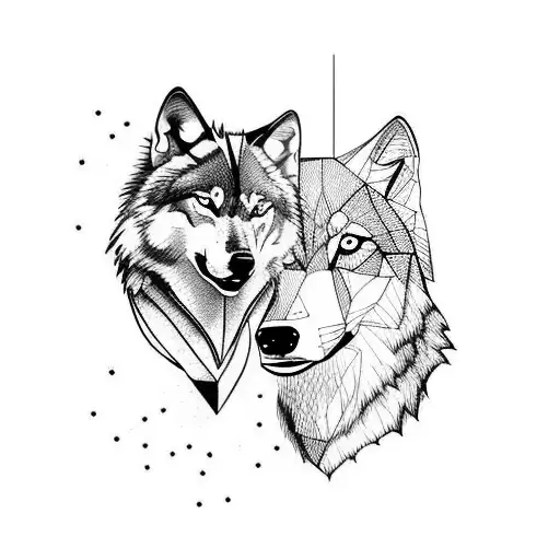 Wolf And Dog Tatou