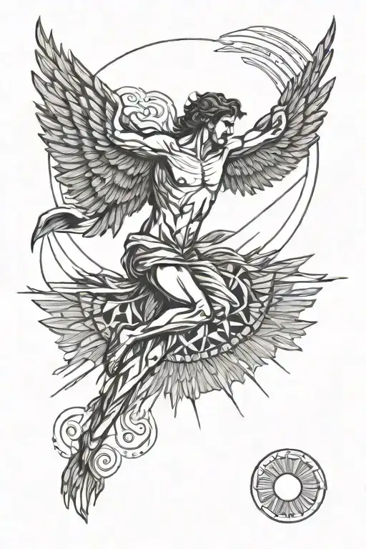 Icarus Falling From The Sun