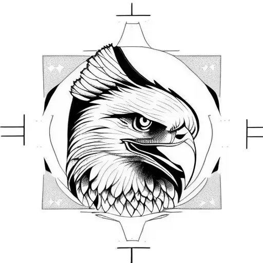Eagle And Fox Mixed