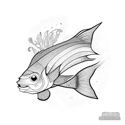 Pisces Fish Ocean Universe Golden Ratio