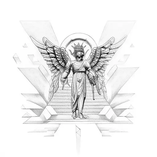 God Grec Angel Temple War Champ De Bataille