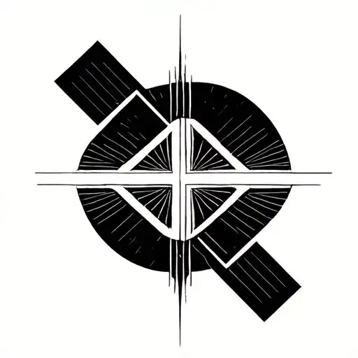 The Word Shine In Spine Geometric Design Incorporating