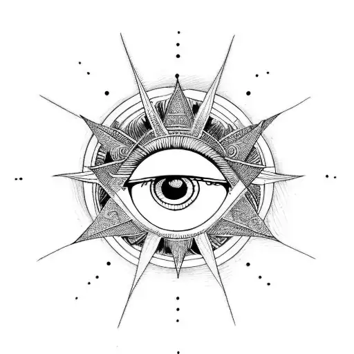 One Eye Hindu Astral Triangle