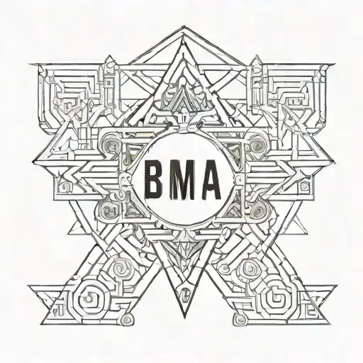 Black Bar With Roman Date Of Birth And Name