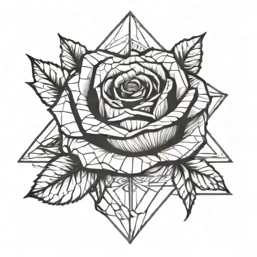 Half Book Half Crystal Rose