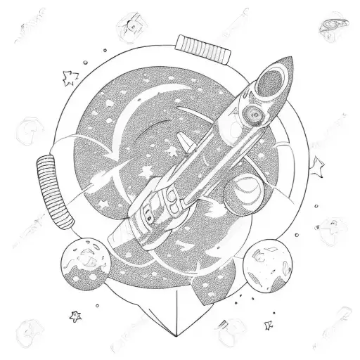 Astronaut Lost In Space Time