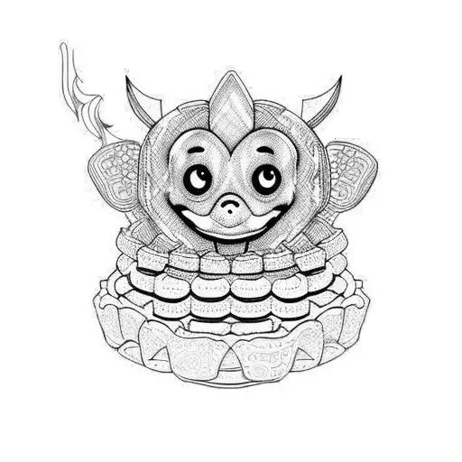 Eggo Waffle Minimalist In Black