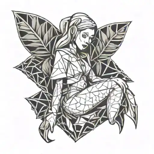 Female Banana Peel Character