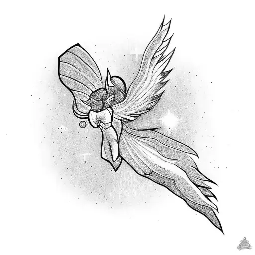 Stardust With Wing Angel