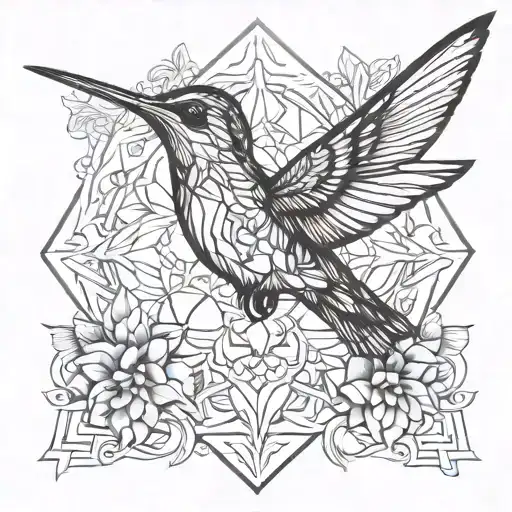 Hummingbird Mandala Birth