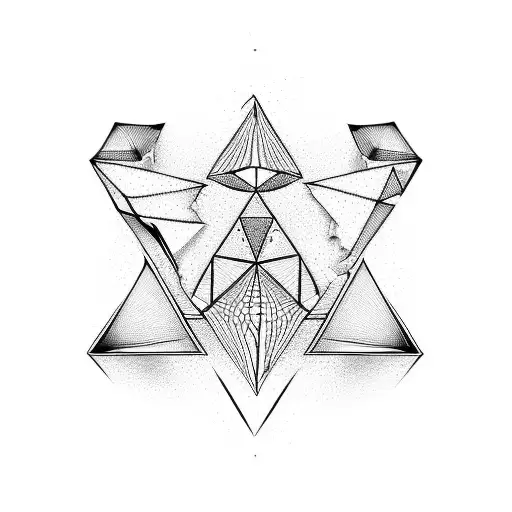 Abstracto Triangle 3D