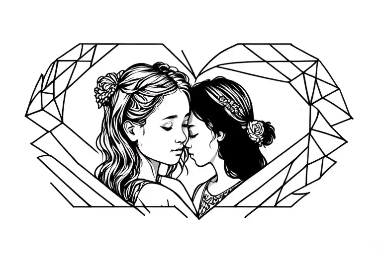 Father Holding Love Fro Little Girl