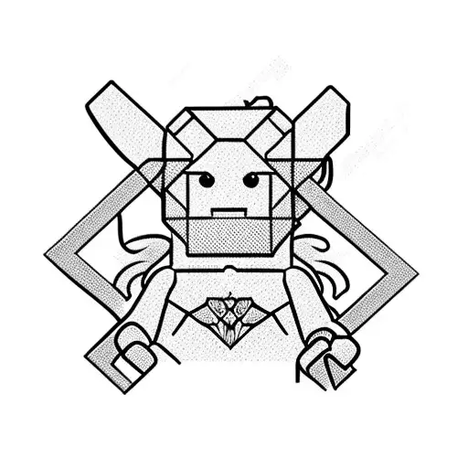 Lego Mini Figure Riding A Swing