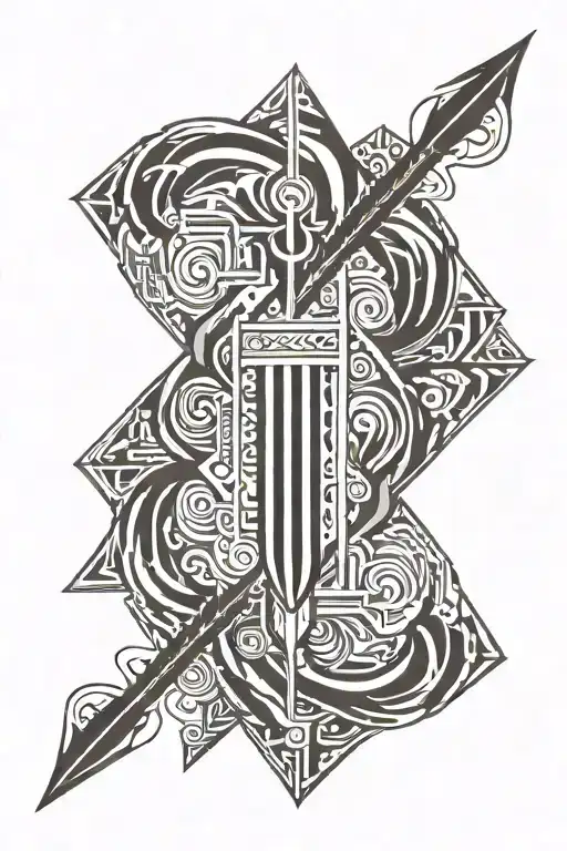 Trident With Room For A Quote