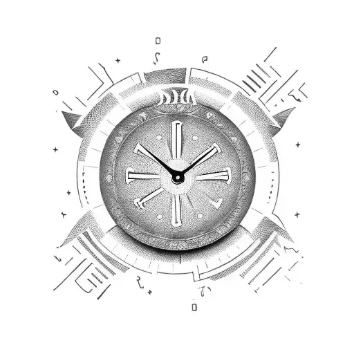 Clock With Flames And The Words 'Time To Save Lives'