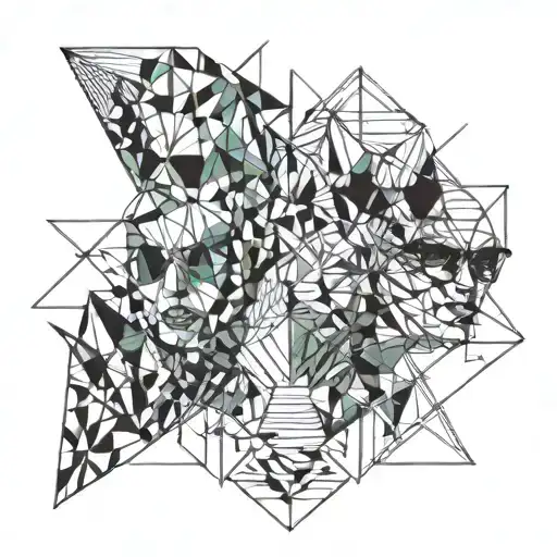 Abstract People With Shades