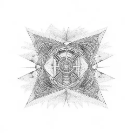 Puzzle Piece Colored In Rainbow And Colored Outside The Lines