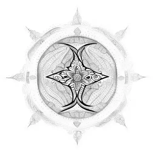 Mandala With Tree Of Life