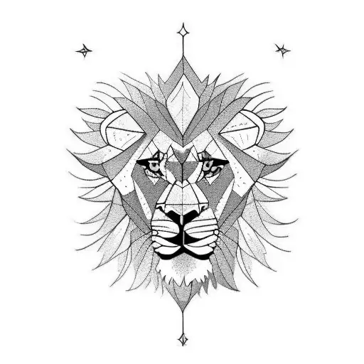 Three Angry Lion Cubs