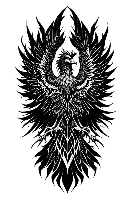 Phoenix Rising From The Ashes