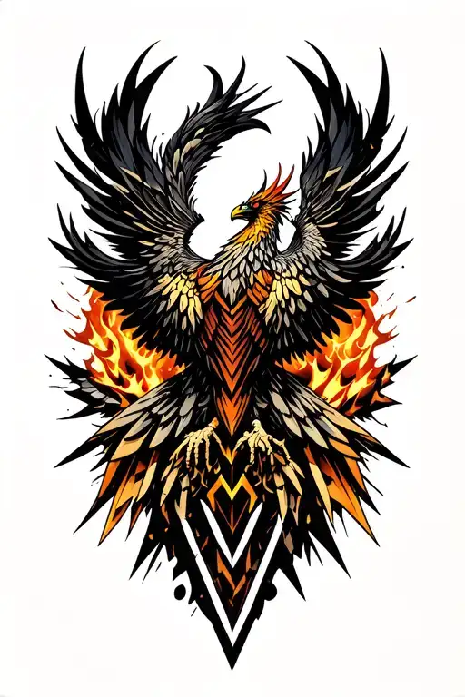 Phoenix Rising From The Ashes