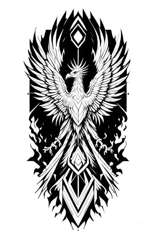 Phoenix Rising From The Ashes