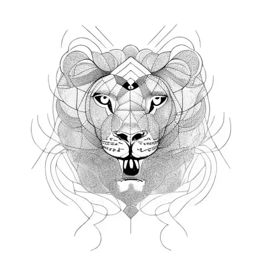 Half Lioness Half Medusa