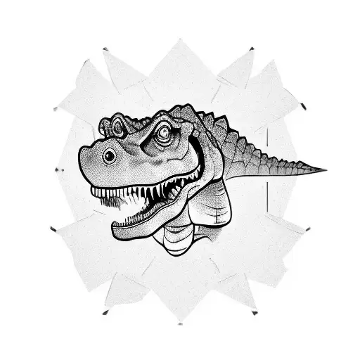 Dinosaur Smoking Cigare