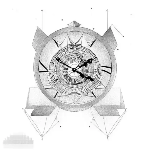 Mechanical Clock Shoulder