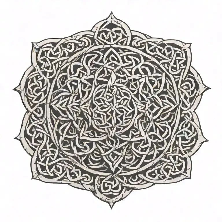 Intricate Celtic Knotwork