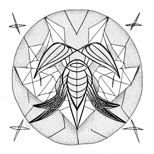 Storm Bird Ocean Gothic