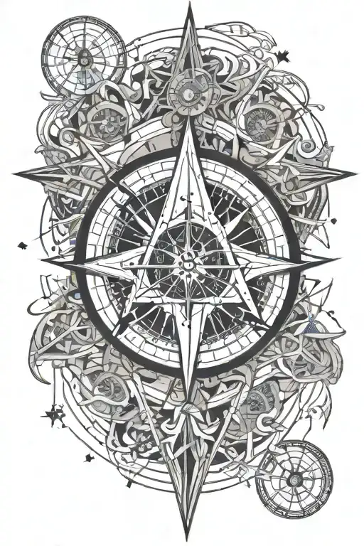Compass Bicycle All Seeing Eye