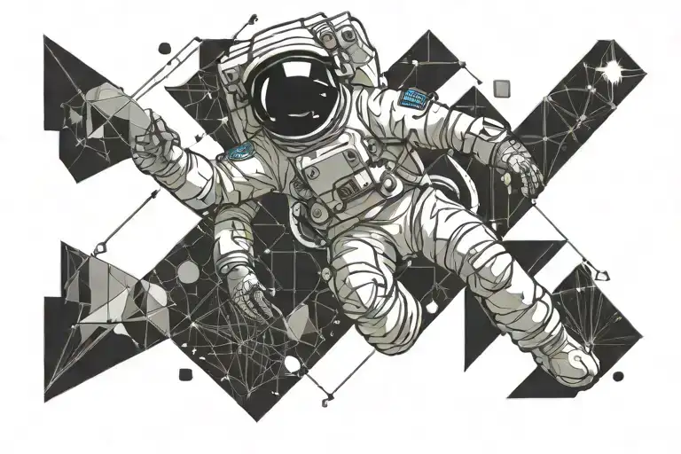 Astronaut Falling