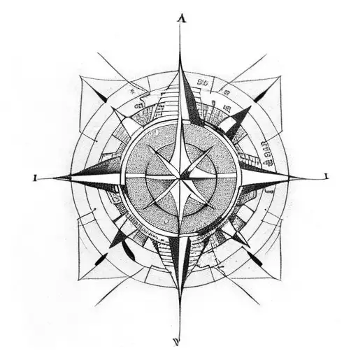 Nfl Goal Post And Compass